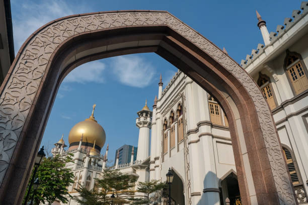 istock Gate of Sultan Mosque Masjid in Kampong Glam, Bugis, Singapore 1929972626