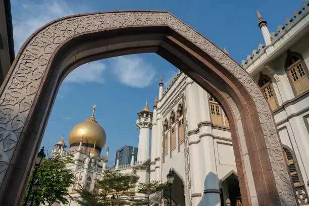 Photo of Gate of Sultan Mosque Masjid in Kampong Glam, Bugis, Singapore