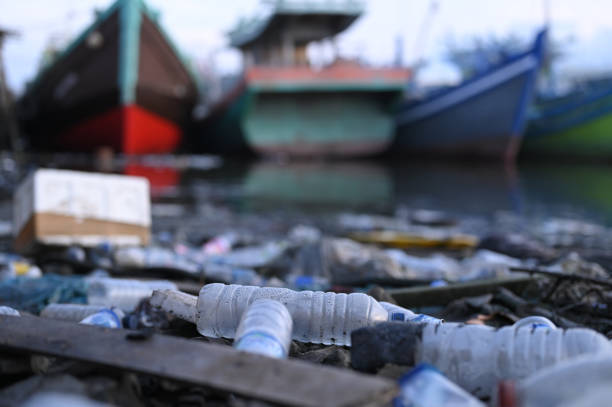 istock Bottle trash at the port 1930003802