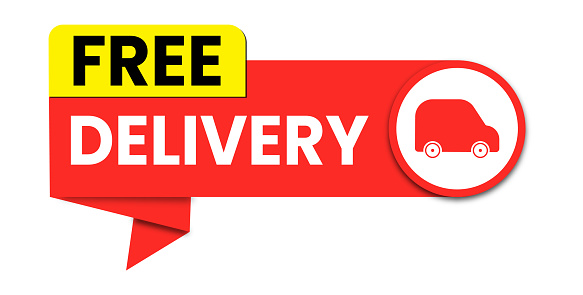 Free Delivery Sign, Symbol, Vector Illustration. Label, Icon.