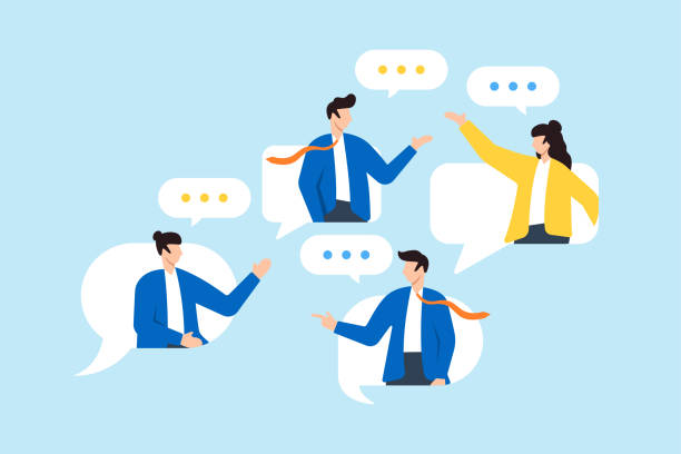 370,600+ Business Conversation Stock Illustrations, Royalty-Free
