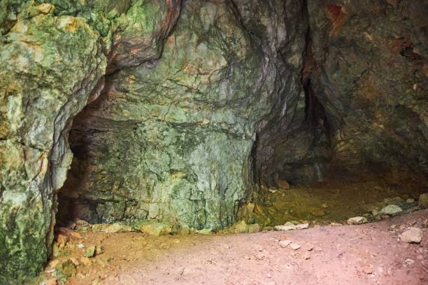 istock A miniature cave or grotto. Speleology and surveys 1930249043
