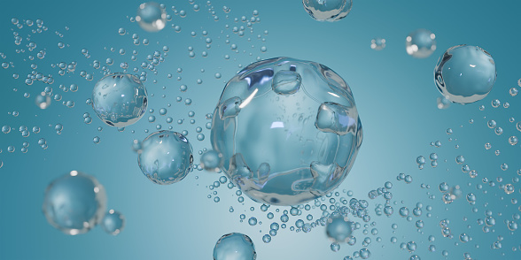 Soap bubble as background