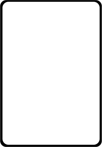 Shape of tablet or ipad with blank screen on empty background