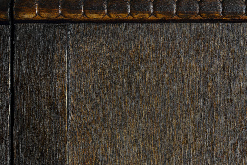 closeup of old wooden trunk for backgrounds