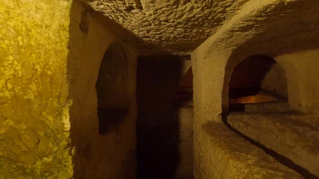 Ancient Christian cemetery (catacombs) of Saint Paul.