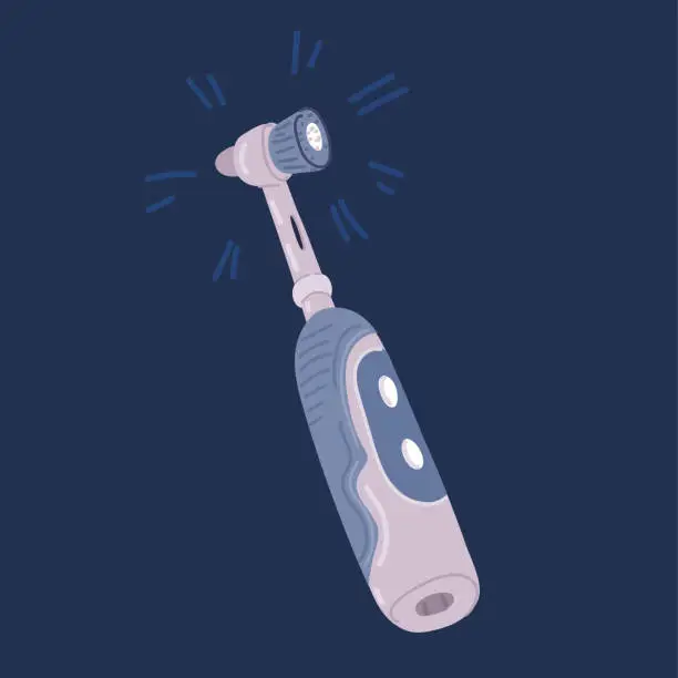 Vector illustration of Cartoon vector illustration of Electric toothbrush Electric toothbrushes