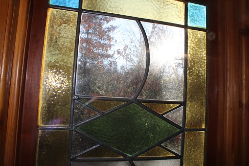 Focal Point Of A  Stain Glasses Window