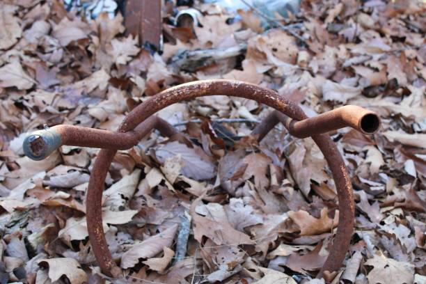 Free Stock Photo of Foot on a rusty metallic stool in woods | Download ...