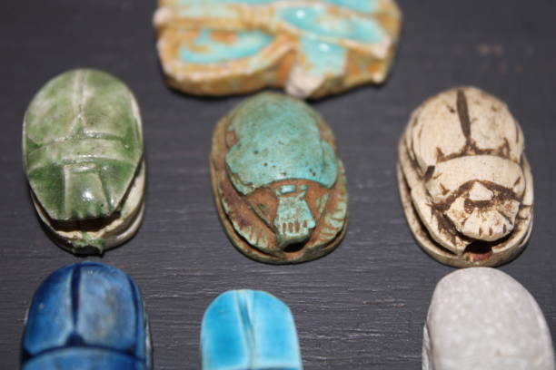 Handcrafted And Painted Egyptian Beads