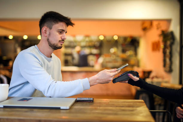 istock Contactless Payment Method, Payment by Phone to POS Device, Digital Banking 1930762225