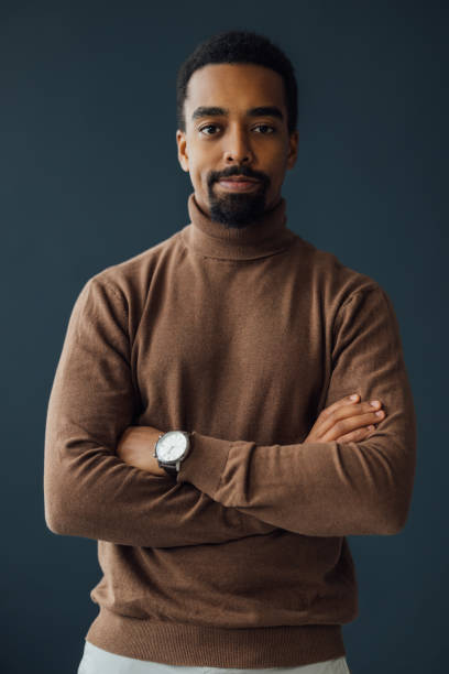 Portrait of a Businessman Looking at Camera