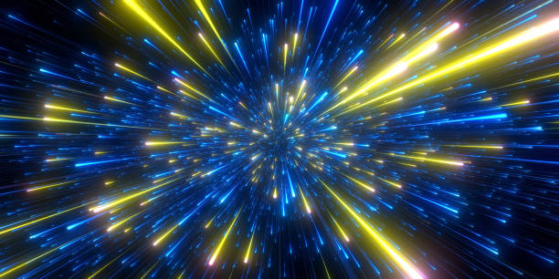 istock Speed of light in galaxy. 1930821675