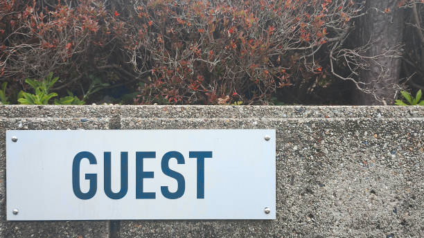 istock Display of visitor parking lot 1931011368