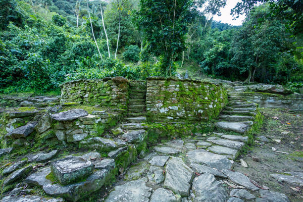 istock Ciudad Perdida, ancient ruins in Sierra Nevada mountains. Santa Marta, Colombia wilderness 1931049661