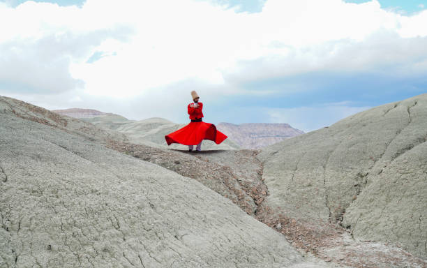istock sufi whirling (Turkish: Semazen) is a form of Sama or physically active meditation which originated among Sufis. 1931068540