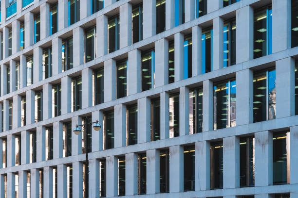 A modern office building detail, London