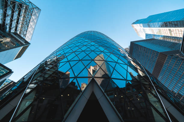 istock View of modern 30 St Mary Axe in London 1931101382