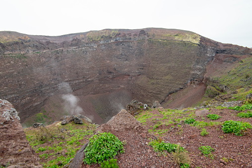 Crater of Vesuvius - Italy