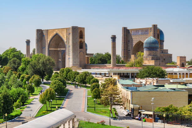 istock Awesome view of the Bibi-Khanym Mosque in Samarkand, Uzbekistan 1931399404