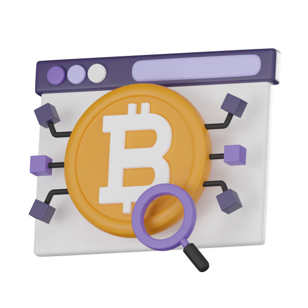 istock Bitcoin cryptocurrency analysis icon magnifying glass and coin 3D render 1931417626