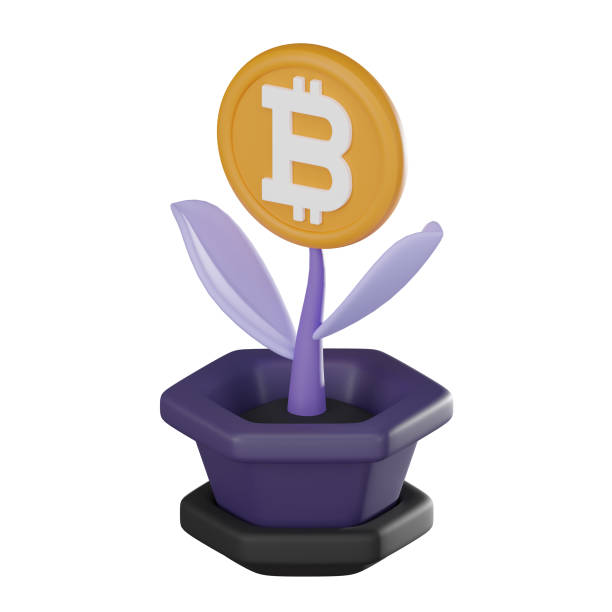istock Bitcoin cryptocurrency investment growth icon, 3D render 1931418164