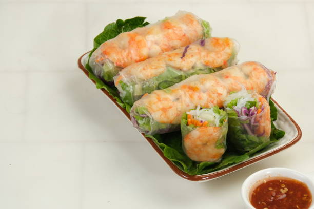 istock Spring Rolls With Shrimp in Rice Paper. 1931506735