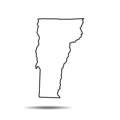 vector of the Vermont map