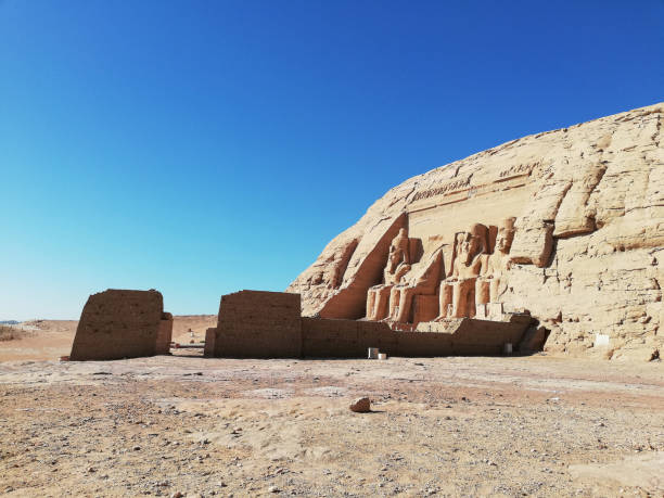 istock Colossal statues of Ramesses II at Abu Simbel, Egypt. 1931652065