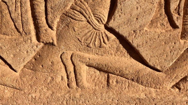 istock Ancient Egyptian relief at Abu Simbel, Egypt. 1931654132