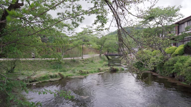 Oshino Hakkai is a small village in a scenic setting with 8 ponds,Japan