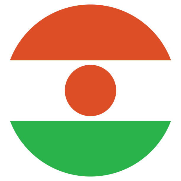 Flag of Niger. Flag icon. Standard color. Circle icon flag. Computer illustration. Digital illustration. Vector illustration. Flag of Niger. Flag icon. Standard color. Circle icon flag. Computer illustration. Digital illustration. Vector illustration. niger state stock illustrations