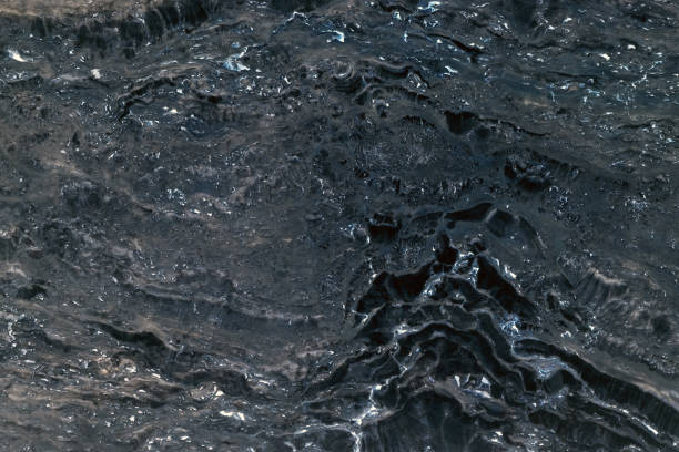 istock Rock texture with a unique stone pattern similar to the lunar surface 1931744138