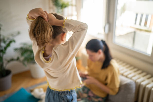 istock Mother and  daughter at home 1931789490