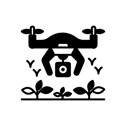 Space Agriculture icon in vector. Logotype