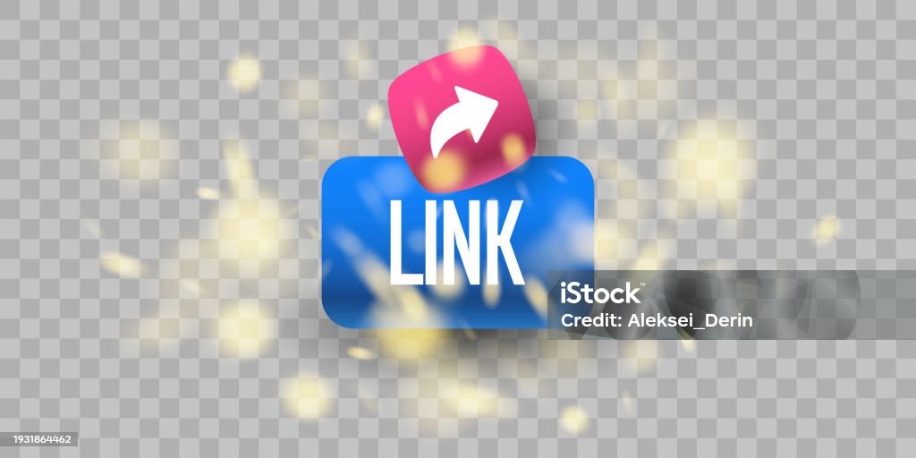 Good Link Button Background The Illustration Is A Link To Go To Elements For The Design The Blue ...
