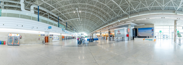 Mexico - October 19, 2017: Mexico City International Airport. Benito Juarez Airport. Departure Area.