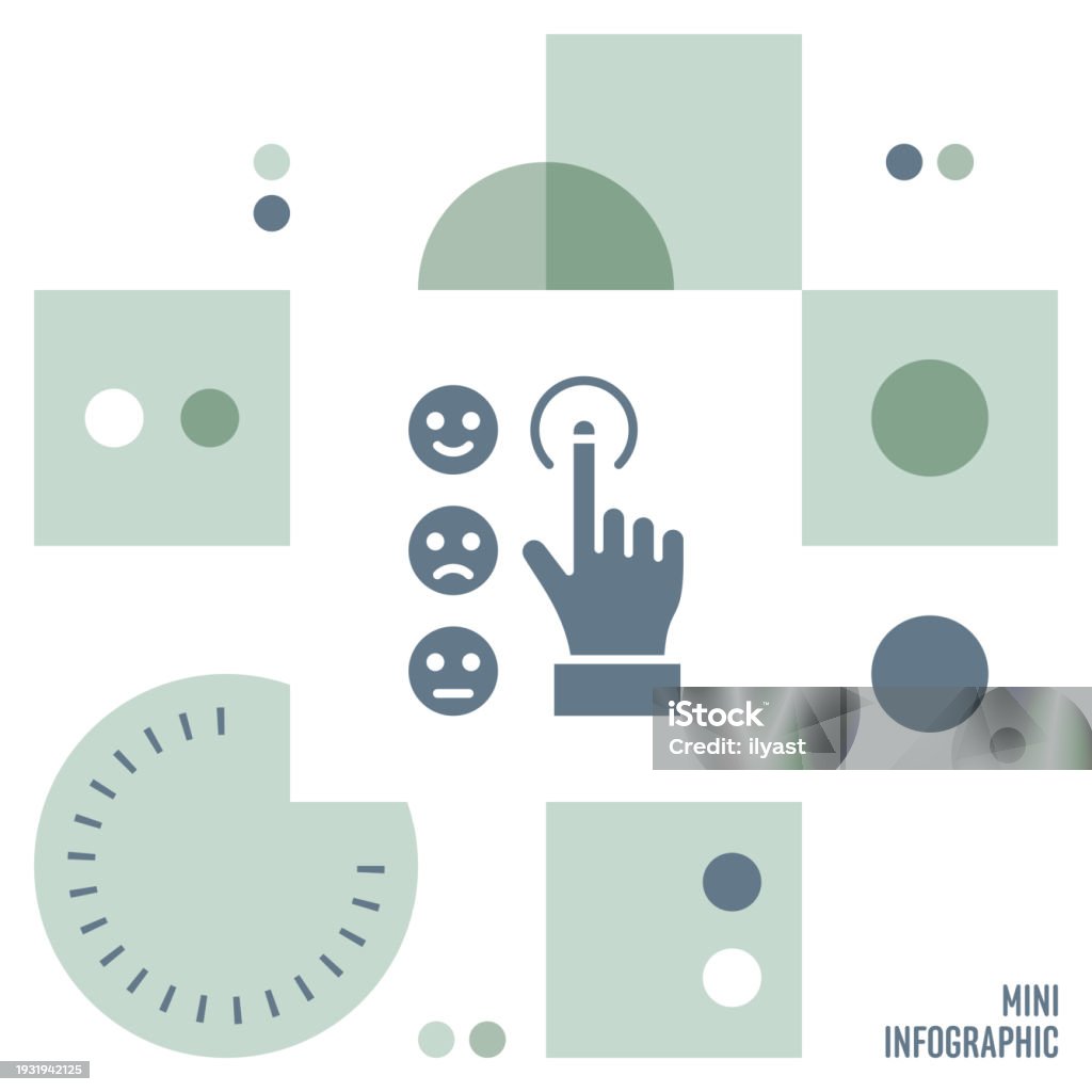 Customer Mini Icon Customer Mini Infographic Design Stock Illustration - Download Image ...