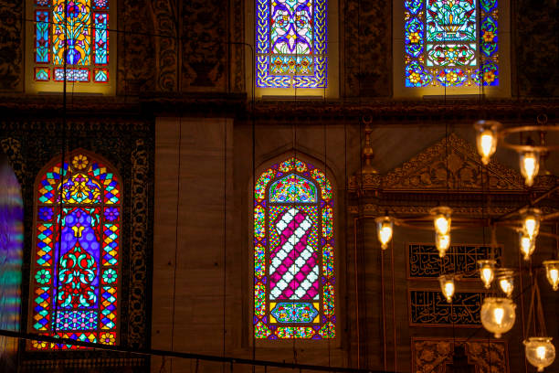 istock Sultanahmet Blue Mosque in Istanbul, Turkey - interior view 1931969782