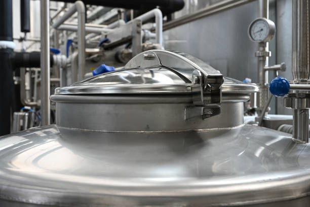 istock Steel tank for mixing liquid 1931977096