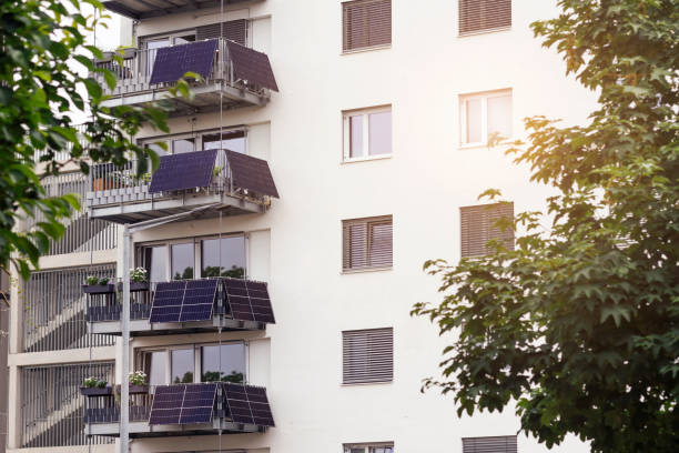 istock Solar Panels on Balcony of Apartments 1932001853