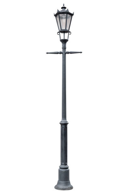 istock Street lamppost, isolated over white 1932002905