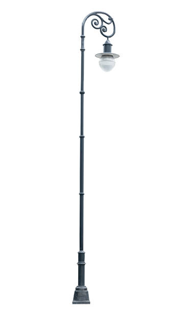 istock Street lamppost, isolated over white 1932016516