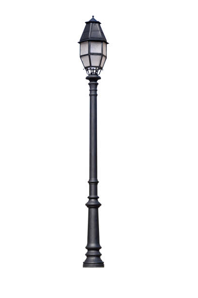 istock Street lamppost, isolated over white 1932019756