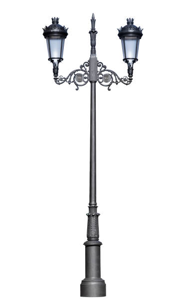 istock Street lamppost, isolated over white 1932022882