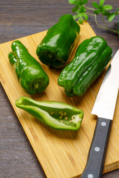 istock Raw green organic bell peppers 1932110078
