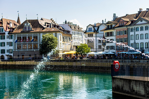 Water fountain in Lucerne