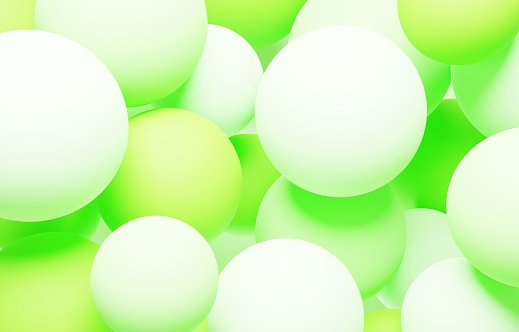 Pastel color ball background illustration