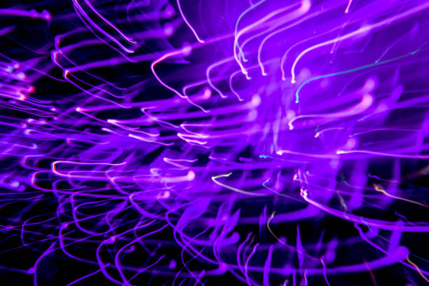 istock Purple Futuristic Abstract Stream 1932236343