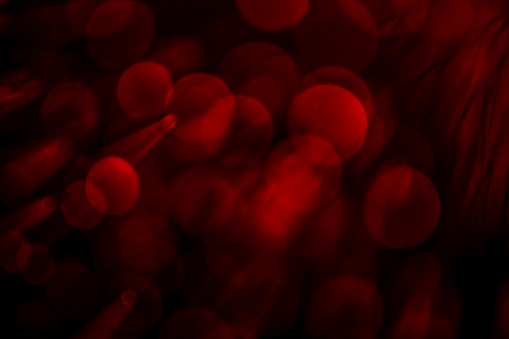 Red Futuristic Abstract Spots